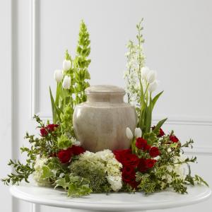 Composition florale d'urne